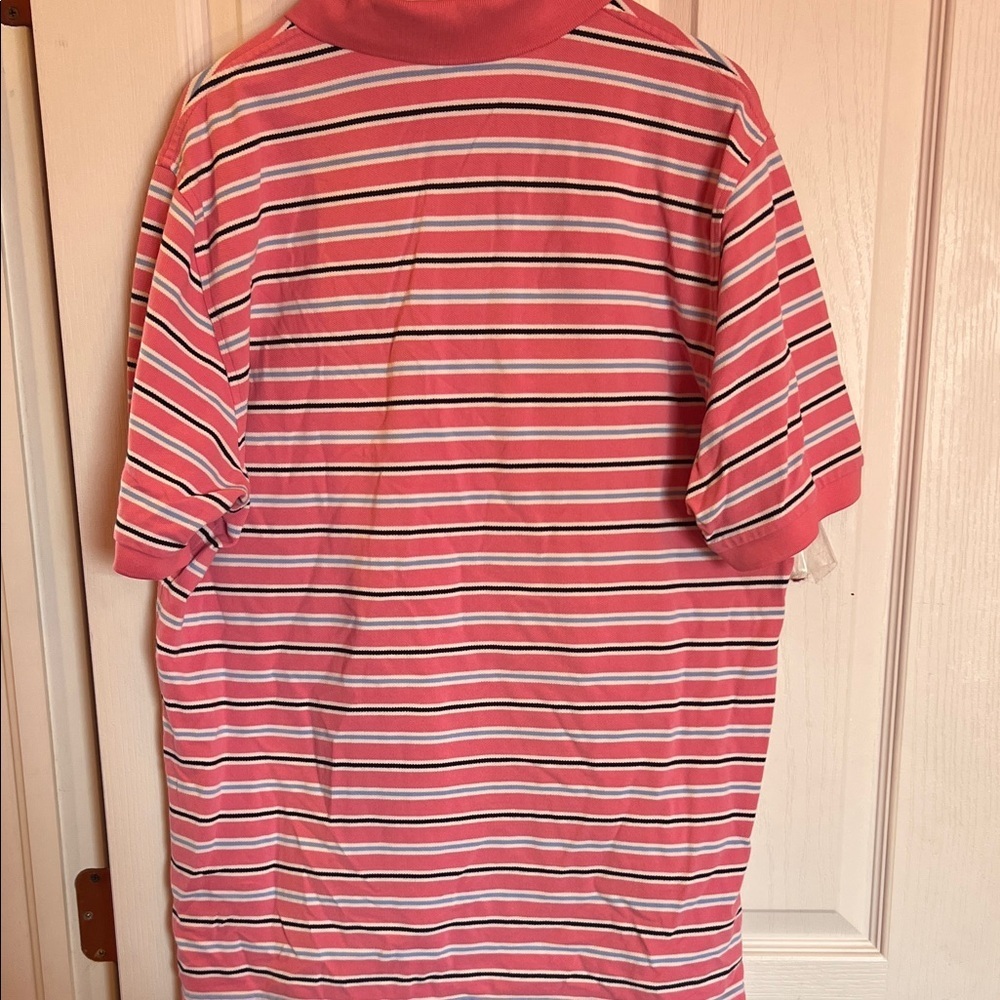 Brooks Brothers Pink Striped Polo Shirt - Picture 5 of 5